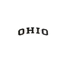 Load image into Gallery viewer, Varsity State Name Ohio in Multicolor Embroidery Patch