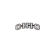 Load image into Gallery viewer, Varsity State Name Ohio in Multicolor Embroidery Patch