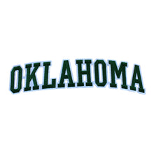 Load image into Gallery viewer, Varsity State Name Oklahoma in Multicolor Embroidery Patch