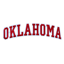 Load image into Gallery viewer, Varsity State Name Oklahoma in Multicolor Embroidery Patch
