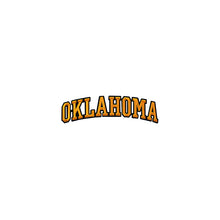 Load image into Gallery viewer, Varsity State Name Oklahoma in Multicolor Embroidery Patch
