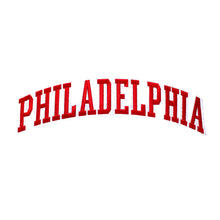 Load image into Gallery viewer, Varsity City Name Philadelphia in Multicolor Embroidery Patch