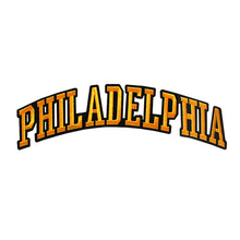 Load image into Gallery viewer, Varsity City Name Philadelphia in Multicolor Embroidery Patch