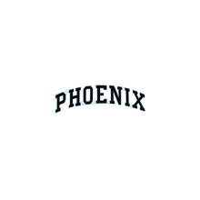 Load image into Gallery viewer, Varsity City Name Phoenix in Multicolor Embroidery Patch