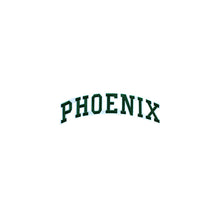 Load image into Gallery viewer, Varsity City Name Phoenix in Multicolor Embroidery Patch