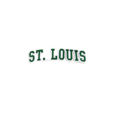Load image into Gallery viewer, Varsity City Name St. Louis in Multicolor Embroidery Patch