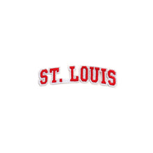 Load image into Gallery viewer, Varsity City Name St. Louis in Multicolor Embroidery Patch