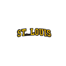 Load image into Gallery viewer, Varsity City Name St. Louis in Multicolor Embroidery Patch