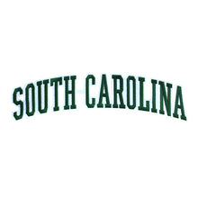 Load image into Gallery viewer, Varsity State Name South Carolina in Multicolor Embroidery Patch
