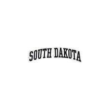 Load image into Gallery viewer, Varsity State Name South Dakota in Multicolor Embroidery Patch