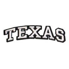 Load image into Gallery viewer, Varsity State Name Texas in Multicolor Embroidery Patch