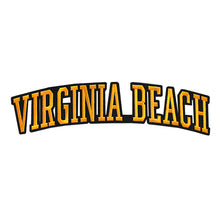 Load image into Gallery viewer, Varsity City Name Virginia Beach in Multicolor Embroidery Patch