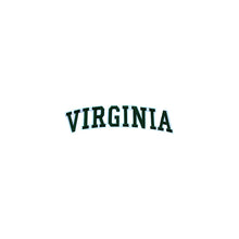 Load image into Gallery viewer, Varsity State Name Virginia in Multicolor Embroidery Patch
