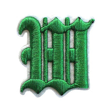 Load image into Gallery viewer, 3D Old English Roman Font Alphabets A To Z Size 3 Inches Green Embroidery Patch