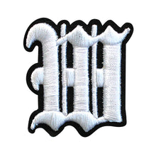 Load image into Gallery viewer, 3D Old English Roman Font Alphabets A To Z Size 2 Inches White Embroidery Patch