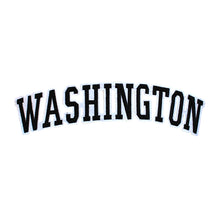Load image into Gallery viewer, Varsity State Name Washington in Multicolor Embroidery Patch