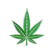 Load image into Gallery viewer, Cannabis Green White Black Multi Colors Embroidery Patch