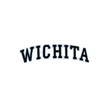 Load image into Gallery viewer, Varsity City Name Wichita in Multicolor Embroidery Patch