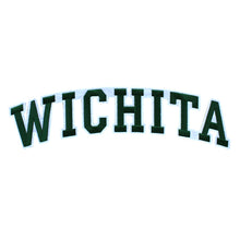 Load image into Gallery viewer, Varsity City Name Wichita in Multicolor Embroidery Patch