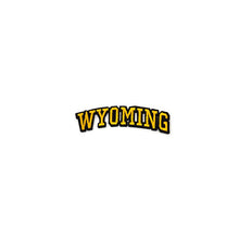 Load image into Gallery viewer, Varsity State Name Wyoming in Multicolor Embroidery Patch