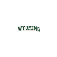 Load image into Gallery viewer, Varsity State Name Wyoming in Multicolor Embroidery Patch
