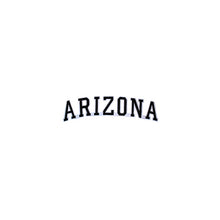 Load image into Gallery viewer, Varsity State Name Arizona in Multicolor Embroidery Patch