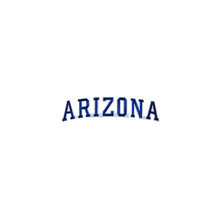 Load image into Gallery viewer, Varsity State Name Arizona in Multicolor Embroidery Patch