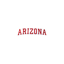 Load image into Gallery viewer, Varsity State Name Arizona in Multicolor Embroidery Patch