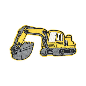 Bulldozer Embroidery Patch