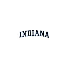 Load image into Gallery viewer, Varsity State Name Indiana in Multicolor Embroidery Patch