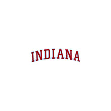 Load image into Gallery viewer, Varsity State Name Indiana in Multicolor Embroidery Patch