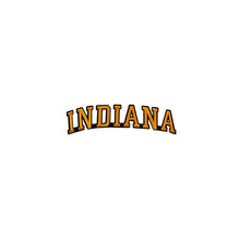 Load image into Gallery viewer, Varsity State Name Indiana in Multicolor Embroidery Patch