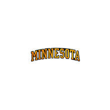 Load image into Gallery viewer, Varsity State Name Minnesota in Multicolor Embroidery Patch