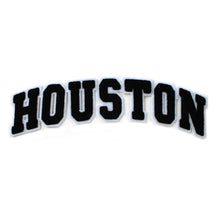 Load image into Gallery viewer, Varsity City Name Houston in Multicolor Chenille Patch