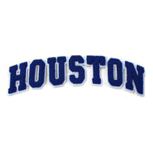 Load image into Gallery viewer, Varsity City Name Houston in Multicolor Chenille Patch
