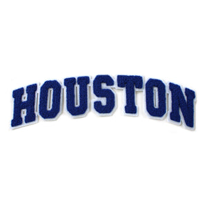 Varsity City Name Houston in Multicolor Chenille Patch