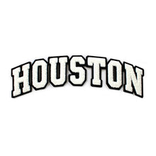 Load image into Gallery viewer, Varsity City Name Houston in Multicolor Chenille Patch
