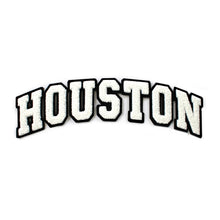 Load image into Gallery viewer, Varsity City Name Houston in Multicolor Chenille Patch