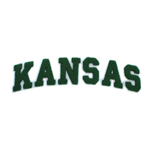 Load image into Gallery viewer, Varsity State Name Kansas in Multicolor Chenille Patch