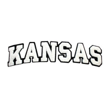 Load image into Gallery viewer, Varsity State Name Kansas in Multicolor Chenille Patch