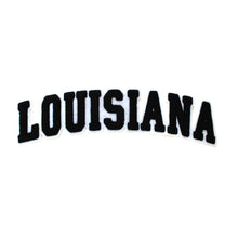 Load image into Gallery viewer, Varsity State Name Louisiana in Multicolor Chenille Patch