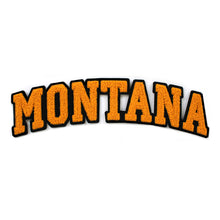 Load image into Gallery viewer, Varsity State Name Montana in Multicolor Chenille Patch