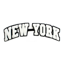 Load image into Gallery viewer, Varsity State City Name New York in Multicolor Chenille Patch
