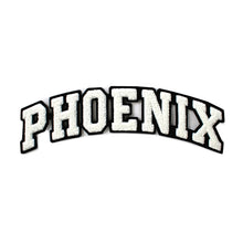Load image into Gallery viewer, Varsity City Name Phoenix in Multicolor Chenille Patch