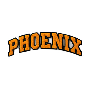 Varsity City Name Phoenix in Multicolor Chenille Patch