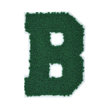 Load image into Gallery viewer, Letter Varsity Alphabets A to Z Hunter Green Chenille & White Felt 8 Inch