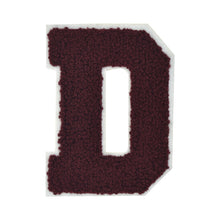 Load image into Gallery viewer, Letter Varsity Alphabets A to Z Burgundy 8 Inch
