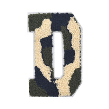 Load image into Gallery viewer, Letter Varsity Alphabets A to Z Camo 4 Inch
