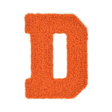 Load image into Gallery viewer, ORANGE Letter Varsity Alphabets A to Z Orange Chenille & White Felt 2.5 Inch