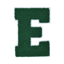Load image into Gallery viewer, Letter Varsity Alphabets A to Z Hunter Green Chenille & White Felt 2.5 Inch